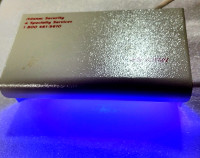 Adanac counterfeit bill  scanner - ultra-violet