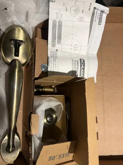 Schlage Camelot Front Entry Handle FE285 PLY 609 GEO, View more