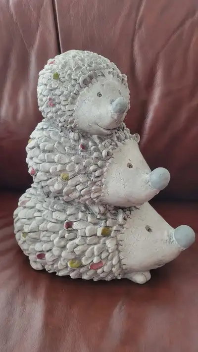 Three Stacking hedgehog Family. Outdoor/Indoor Lawn and Garden D, View more