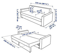 IKEA Friheten sofa bed