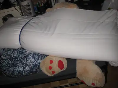IKEA white queen size TANANGER mattress, twin bunk bed, View more