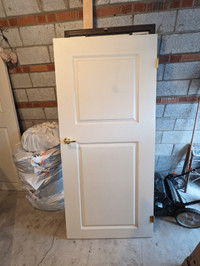 Interior wood door with handle 36 wide