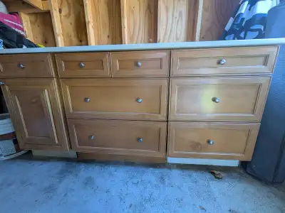 Kitchen Cabinets with IKEA Countertop, View more