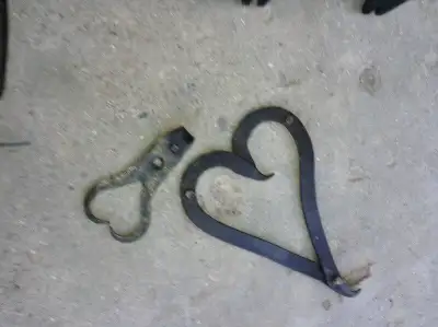 Hand made wrought iron hooks for sale, View more