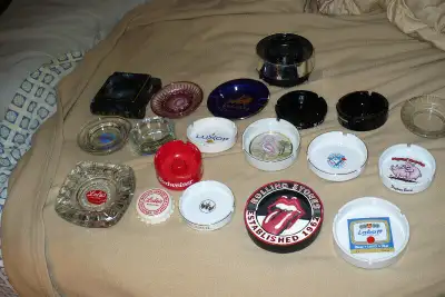 vintage ashtrays-read ad, View more