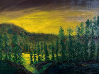 Original Oil Painting - Sunset