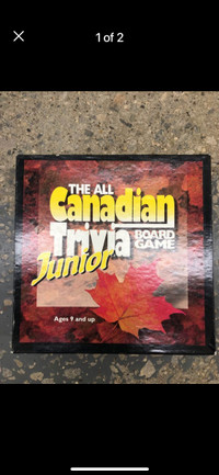 Canadian Trivia board game, Junior Edition