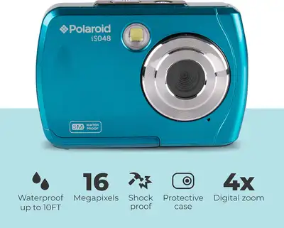 Polaroid 16MP 4x Opt Zoom 2.4-in LCD  Waterproof Dig. Camera-NEW, View more