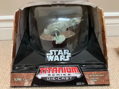 Star Wars Titanium Series Die-Cast Slave I - Boba Fett (New), View more