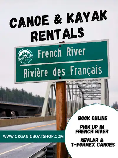 We are the Organic Boat Shop a canoe retail business based in Niagara and French River. www.organicb...