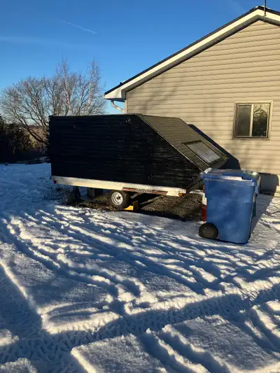 1999 Triton Snowmobile trailer. New hubs, bearing, rims and tire. Lights work but could use a rewire...