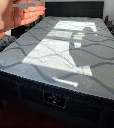 Queen Size Mattress Good condition, clean, and comfortable. Priced to sell! Serta is a well-known ma...