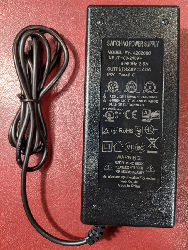Switching power supply for Plug Ebike  MODEL: FY-4202000 in eBike in Lethbridge - Image 2