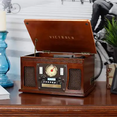 save $250 Victrola 8-in-1 Bluetooth Record Player & Multimedia, View more