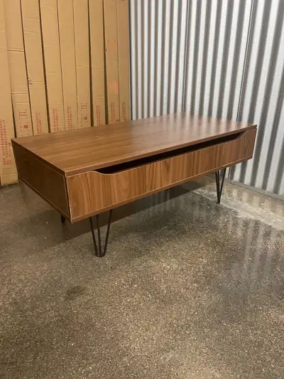 2-in-1 Mid-Century Lift-Top Coffee Table: Work-from-Home Desk , View more