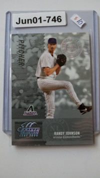 2005 Leaf Century Collection Post Marks Silver 100 Randy Johnson