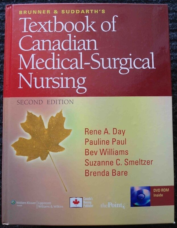Textbook of Canadain Medical-Ssurgical Nursing in Textbooks in Delta/Surrey/Langley
