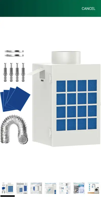 Indoor Dryer Vent Kit, Dryer Vent Box for Electric Dryer, View more