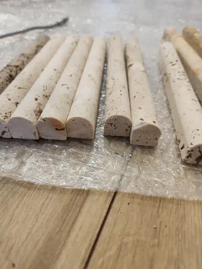 Travertine stone pencil liner trims, View more