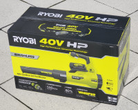 RYOBI 40V Brushless 550 CFM Blower with Battery & Charger