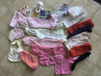 Infant girl clothing lot new born -3 mth 