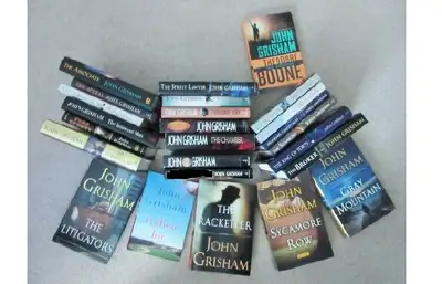 John GRISHAM….   HARDCOVERS, View more