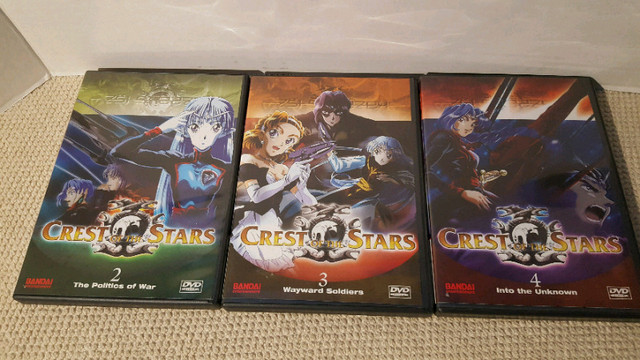 Manga: Crest of the stars (3 dvd) dans CD, DVD et Blu-ray  à Ville de Montréal