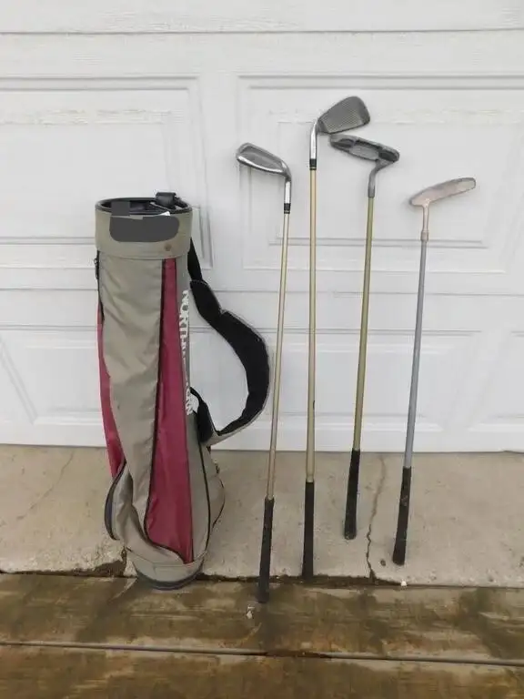 GOLF - CHEAP VINTAGE GOLDSMITH IRONS / SLAZENGER / SUNDAY BAGS in Golf in Mississauga / Peel Region - Image 9