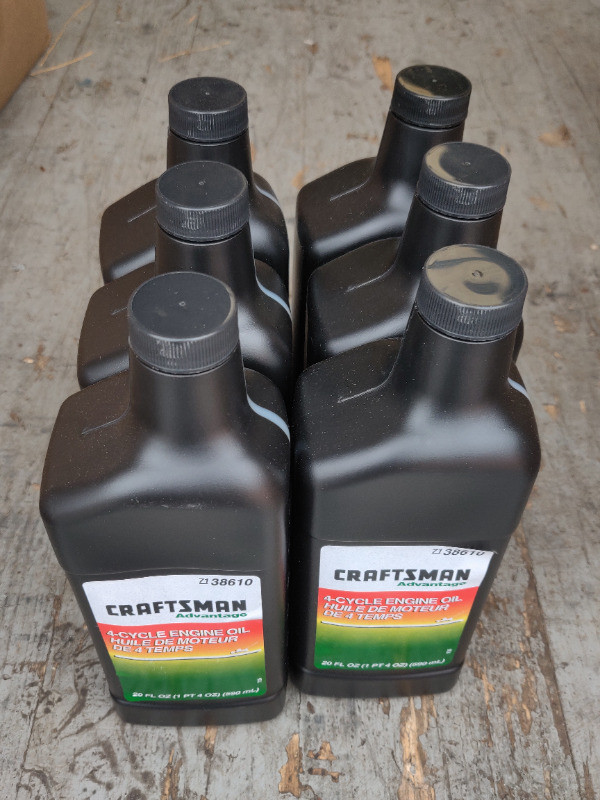 Craftsman 4-Cycle Engine Oil 4-Cycle Lawn Mower Oil 20oz in Lawnmowers & Leaf Blowers in City of Toronto - Image 3