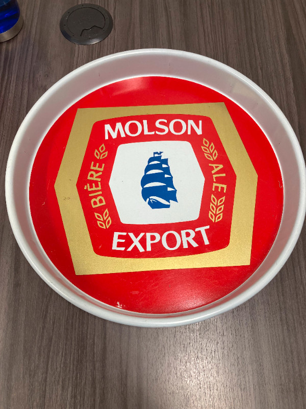 Vintage Molson Export Serving Tray in Arts & Collectibles in Truro