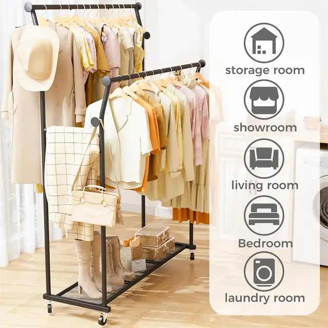 NEW IN BOX TechSpanner ® Double Rods Clothes Rack in Storage & Organization in Oakville / Halton Region - Image 11