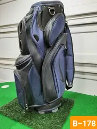 Nike Tour Cart Style Golf Clubs Bag - Blue and Black