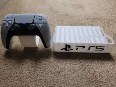 *** 3D Printed Controller/Game Holder ***, View more