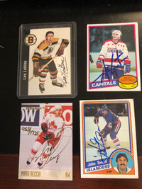 Signed cards
