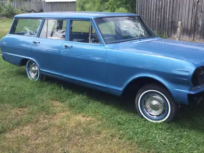 Selling a 1963 chevy nova Car comes with rebuild 6 cylinder engine and 2 speed transmission new inte...
