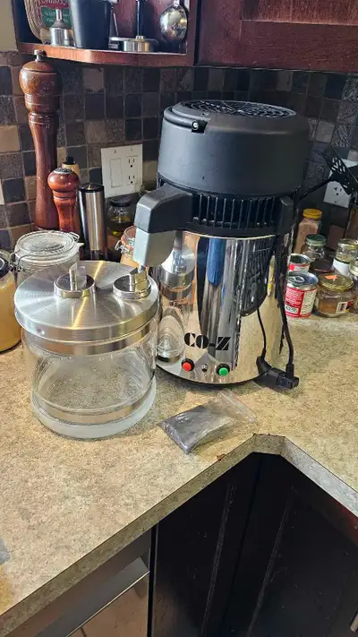 CO-Z Countertop water distiller  stainless steel.  glass, View more