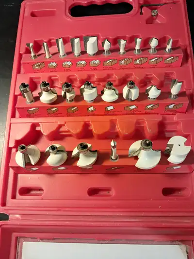 Hickory Woodworking 24 Piece Carbide Router Bit Set, View more