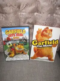 Garfield Cat DVD Lot~Gets Real and The Movie