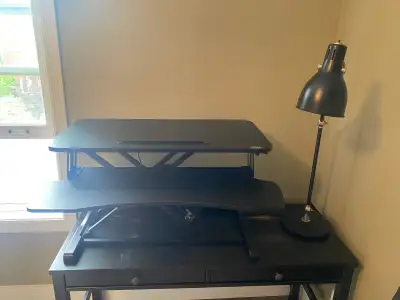 Sit stand desk converter, View more