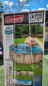 Coleman Pool - 13ft Round Steel Frame with Ladder