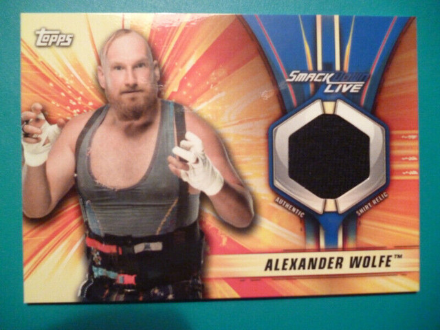 WWE Relic Topps Cards - Miz Wolfe Big Cass Cassady Carlito in Arts & Collectibles in Peterborough - Image 3