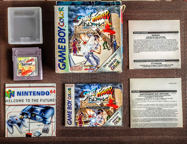 Street Fighter Alpha warriors dreams Gameboy color boîte origina dans Consoles classiques  à Ville de Montréal