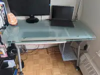 Small Glass Desk