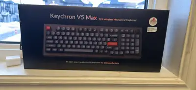  Keychron v5 max mechanical keyboard , View more