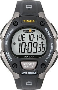 Timex 5E901 Ironman Triathlon 30 Lap Watch/montre Ironman neuf