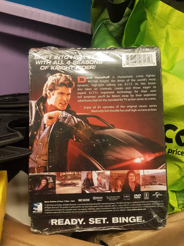BRAND NEW, NIGHT RIDER COMPLETE TV SERIES BOX SET  in CDs, DVDs & Blu-ray in City of Toronto - Image 2