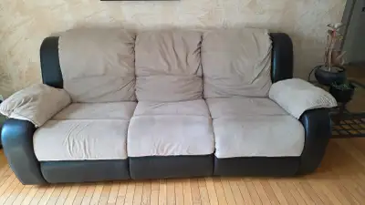 FREE: Dual Reclining 3-Seater Sofa, View more
