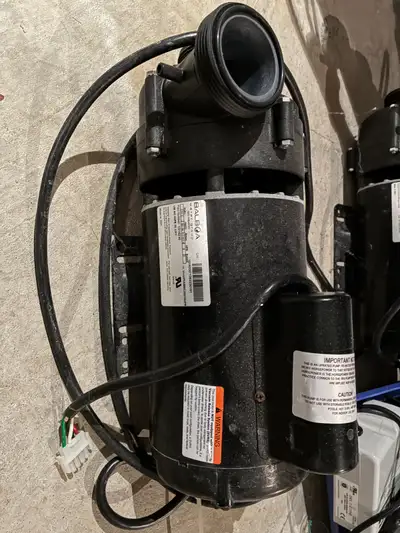 Balboa 2 speed 6 HPR 230 volt hot tub pump 3" fittings Works great 2 available $100 each