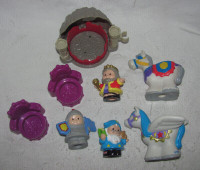 Fisher Price Little People Lot - King, Wizard, Knight, Horse