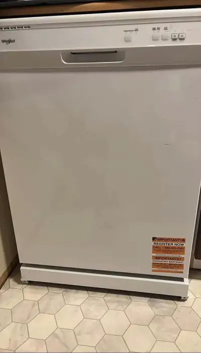 Whirlpool portable dishwasher- like new, View more